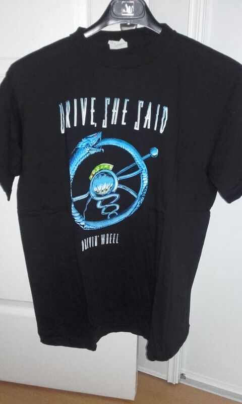 T-Shirt : Drive, She Said - Drivin' Wheel 1991 - Taille : XL 150 Angers (49)