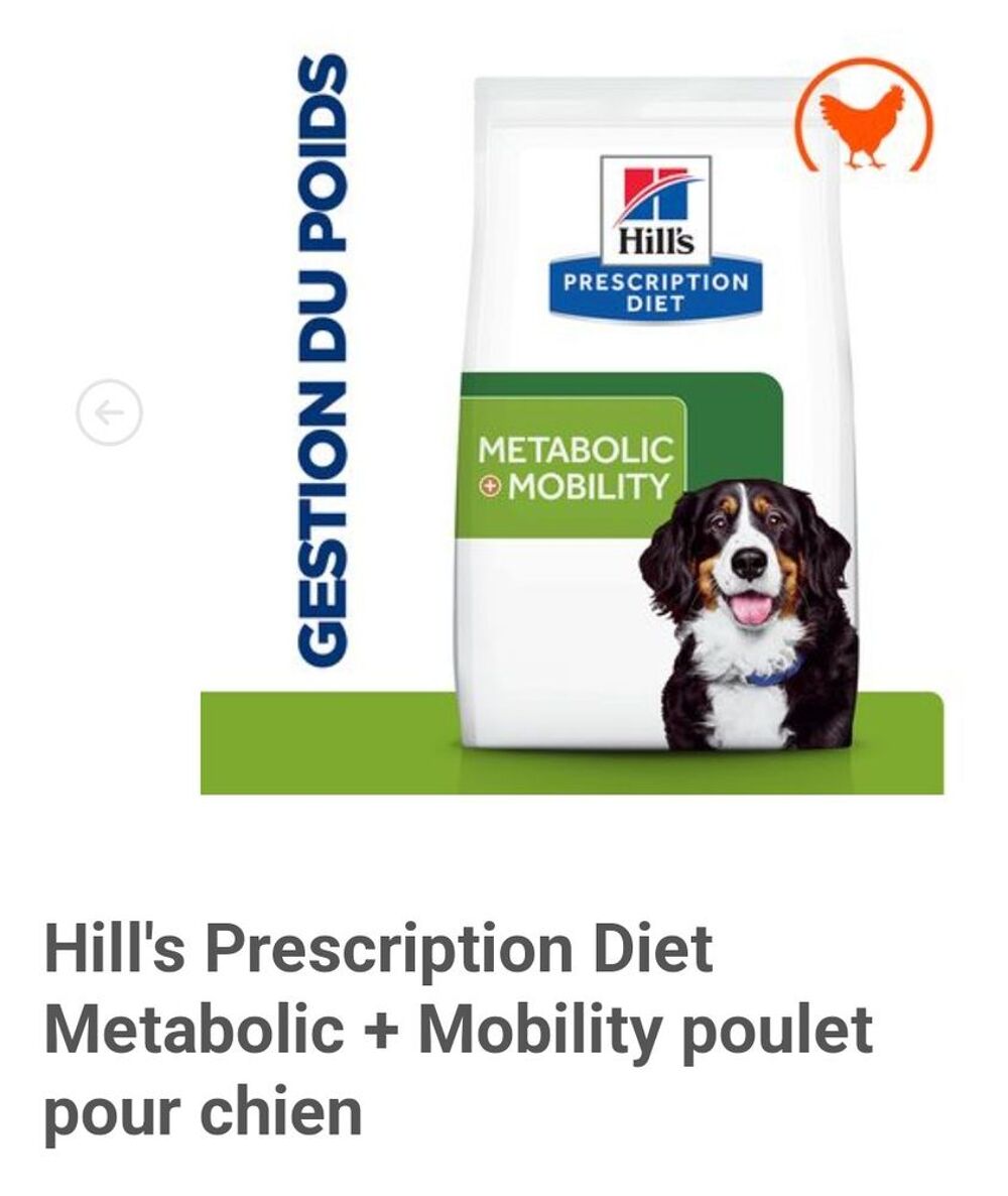   CROQUETTES CHIEN HILLS METABOLIC-MOBILITY 12KG + treats  