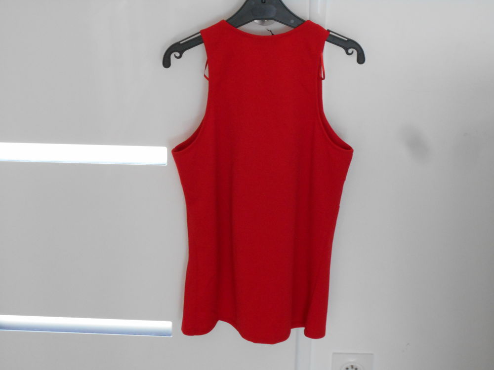 Petit haut sans manches, rouge, Taille 34/XS, neuf Morgan Vêtements