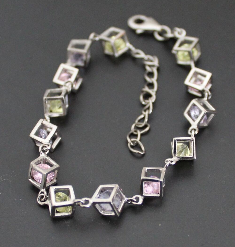 Bracelet argent 925 /oxydes de zirconium Bijoux et montres