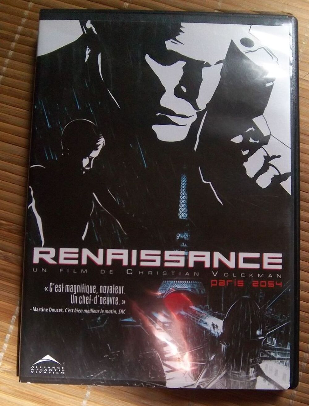 Renaissance Christian Volckman Paris 2054 DVD et blu-ray