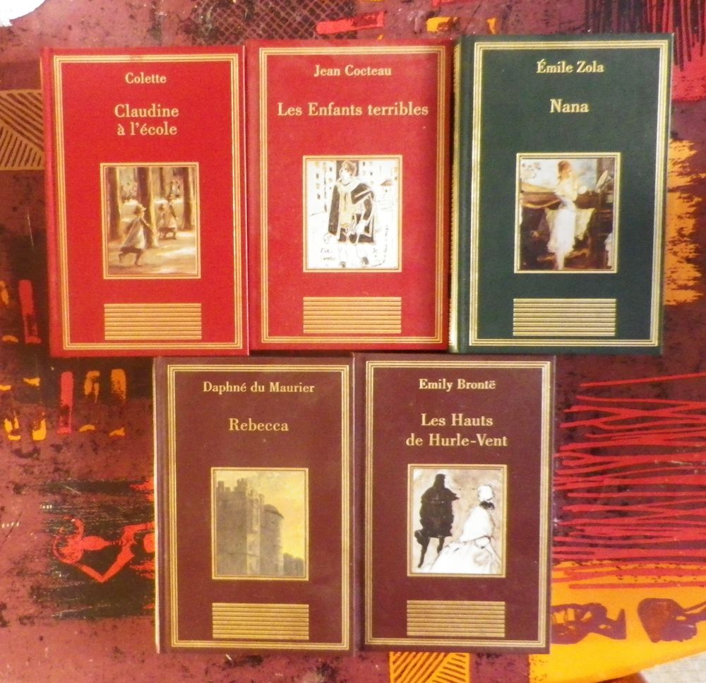 LOT DE 5 "LA BIBLIOTHEQUE DES CHEFS D'OEUVRE" Livres et BD