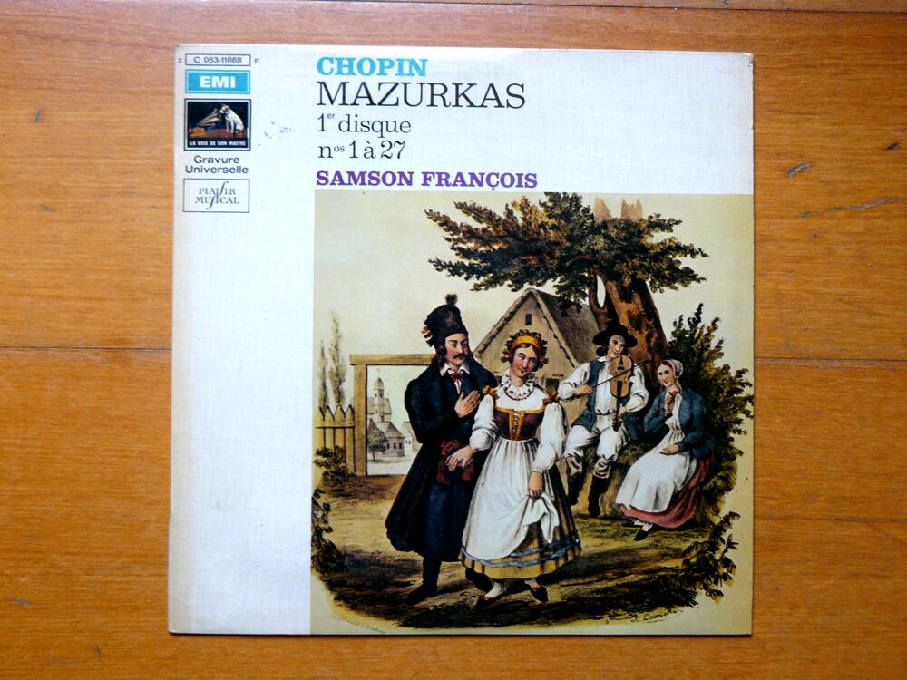 LP Frederic CHOPIN : Mazurkas n&deg;1 &agrave; 27 (SAMSON Fran&ccedil;ois) CD et vinyles