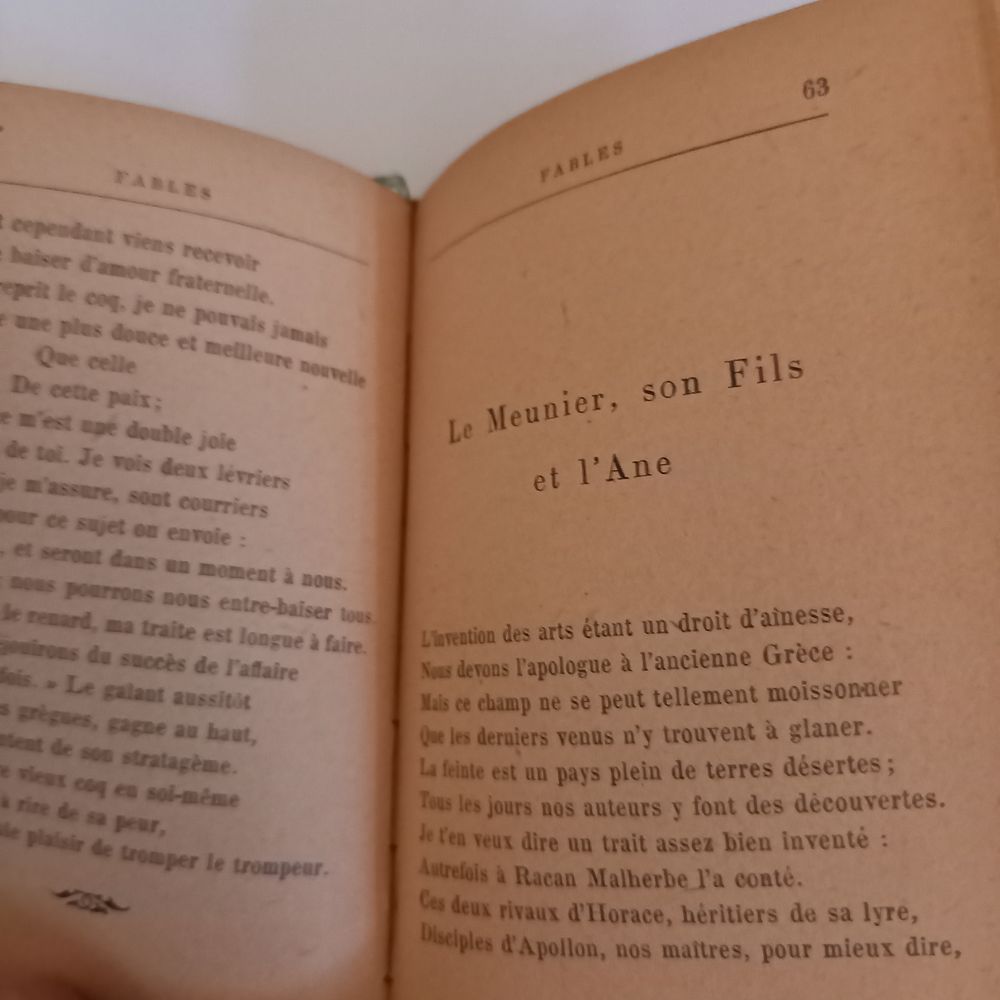 Ses Plus Beaux Vers de Jean De La Fontaine , petite collecti Livres et BD