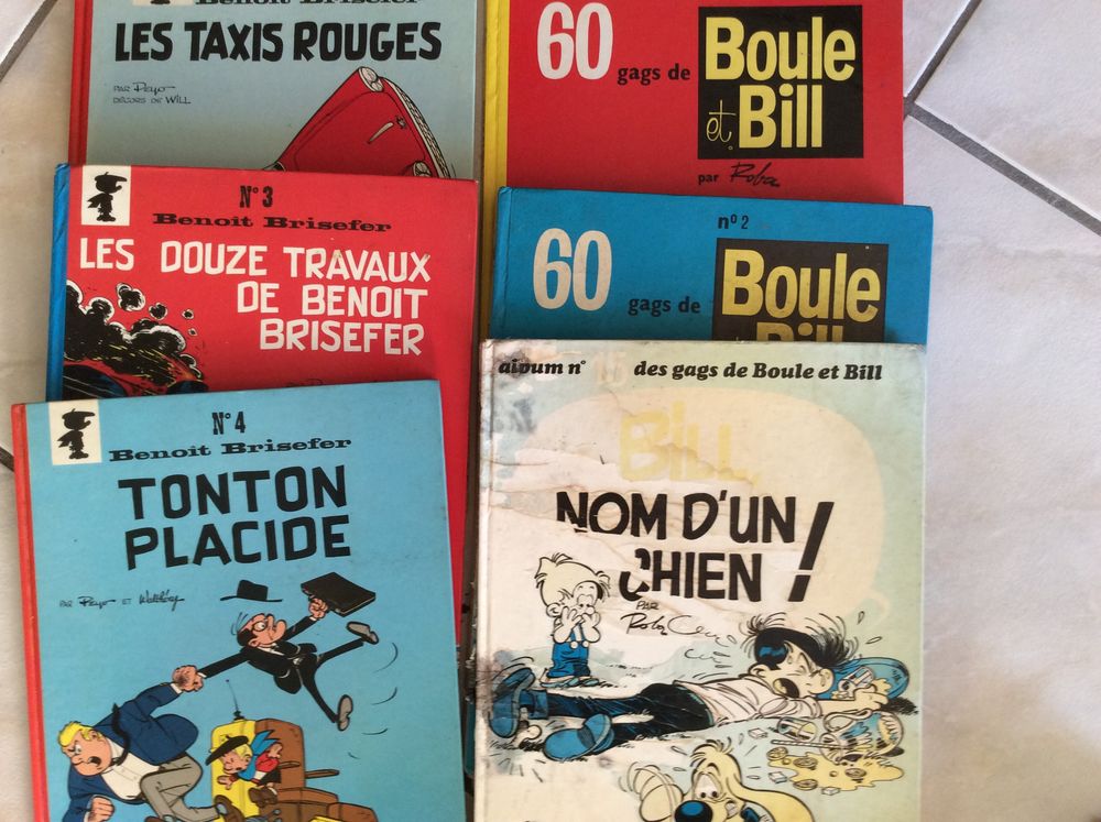 BD Benoit Brise-fer et Boule et Bill Livres et BD