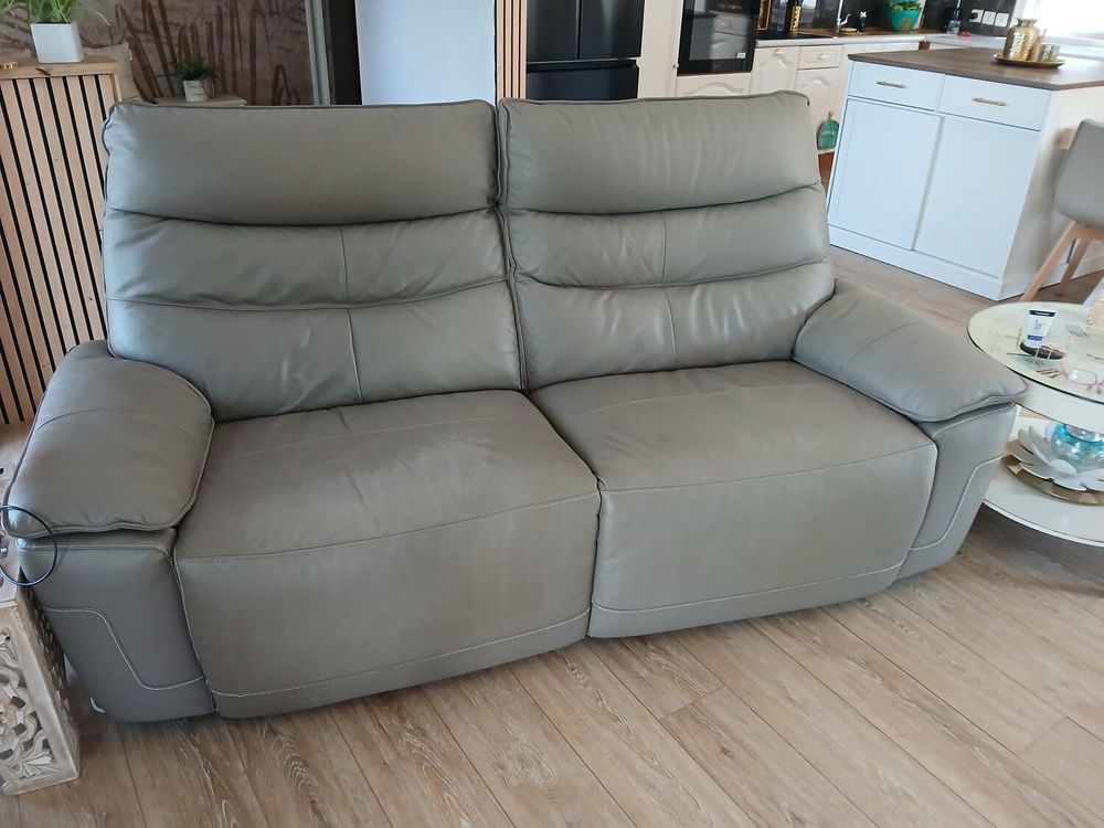 CANAP&Eacute; CUIR RELAX &Eacute;LECTRIQUE Meubles