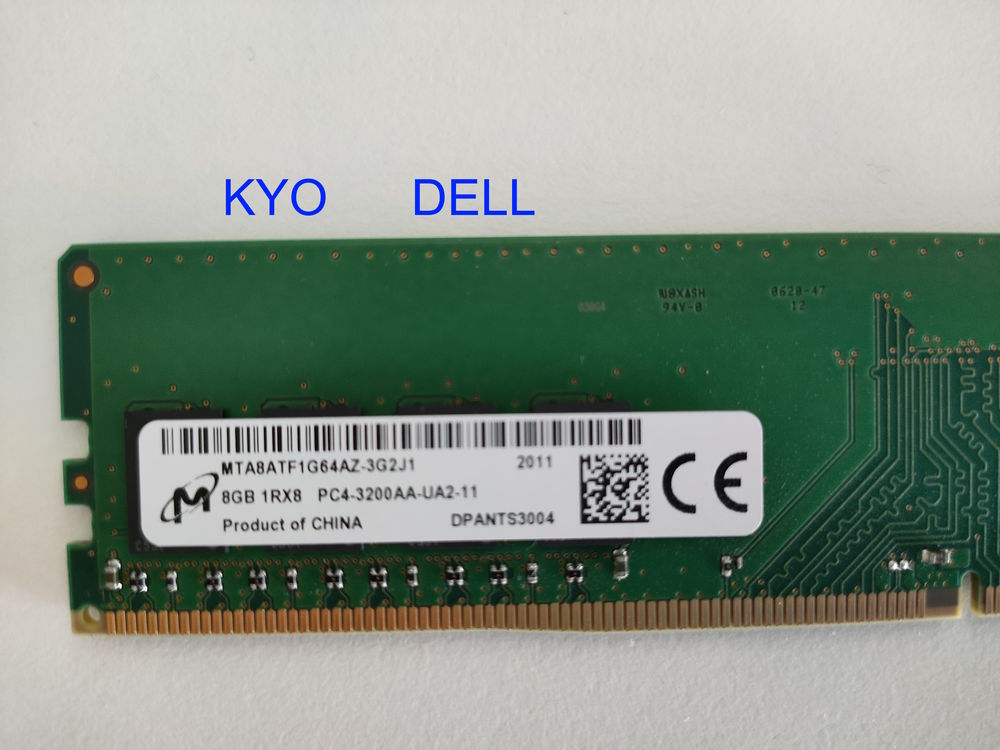 Dell m&eacute;moire RAM 8 Go - 1Rx8 DDR4 SODIMM 3200 MHz - XPS 8940 Matriel informatique