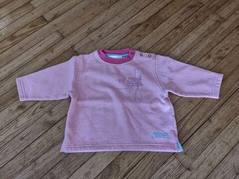 F 9 (2) - 18 mois - Sweat rose - I need to take time  D�cath 1 Paris 13 (75)