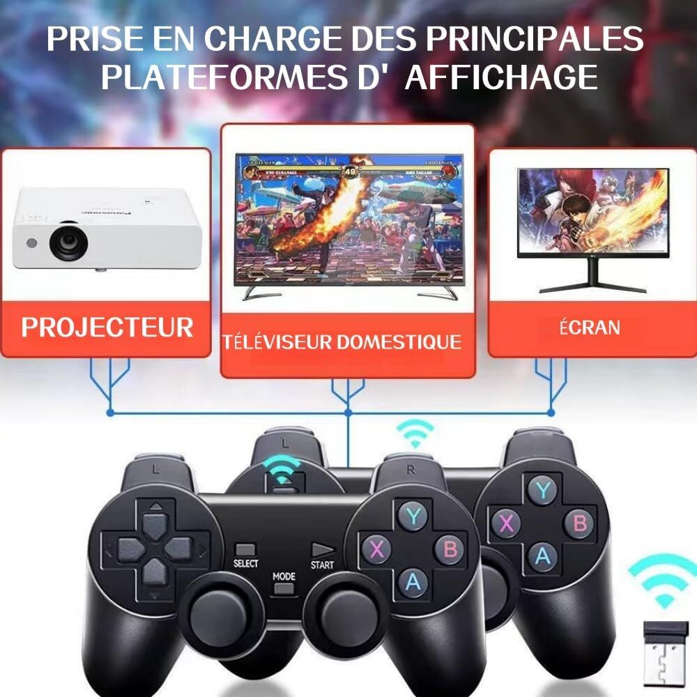 Console r&eacute;trogaming Game Stick X2 Plus Consoles et jeux vidéos
