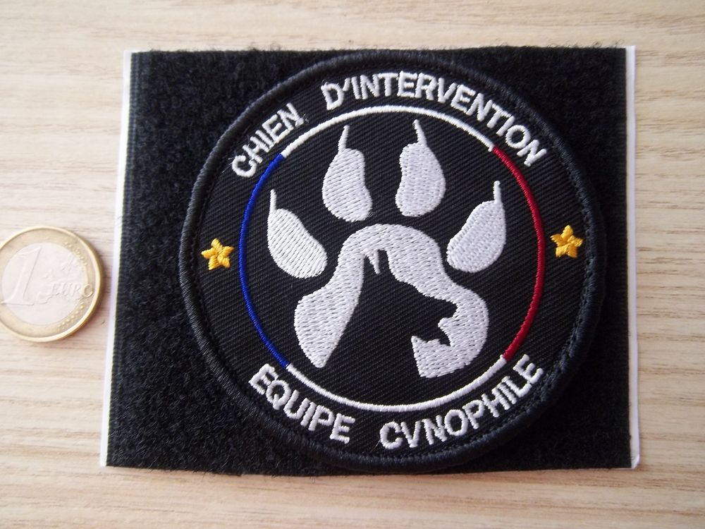 &eacute;cusson chien d'intervention cynophile insigne PN 
