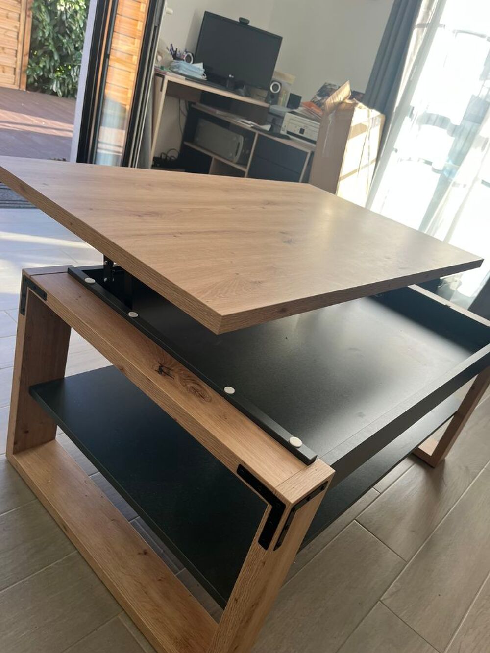 Table basse relevable avec rangements Meubles
