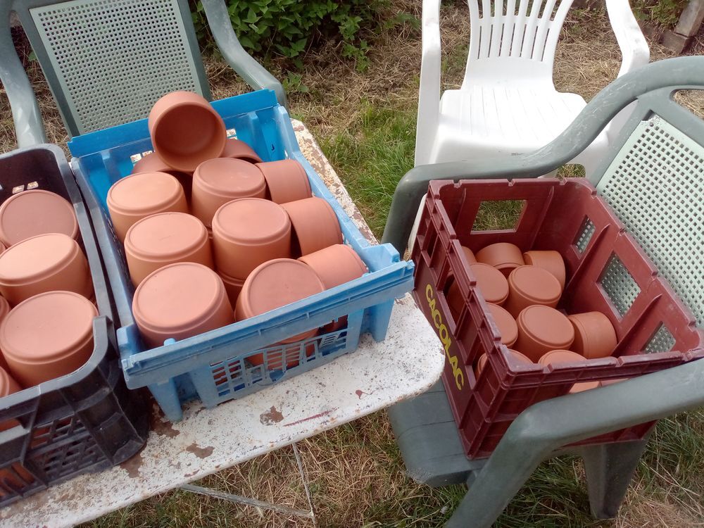 Pot en terre cuite le lot Jardin