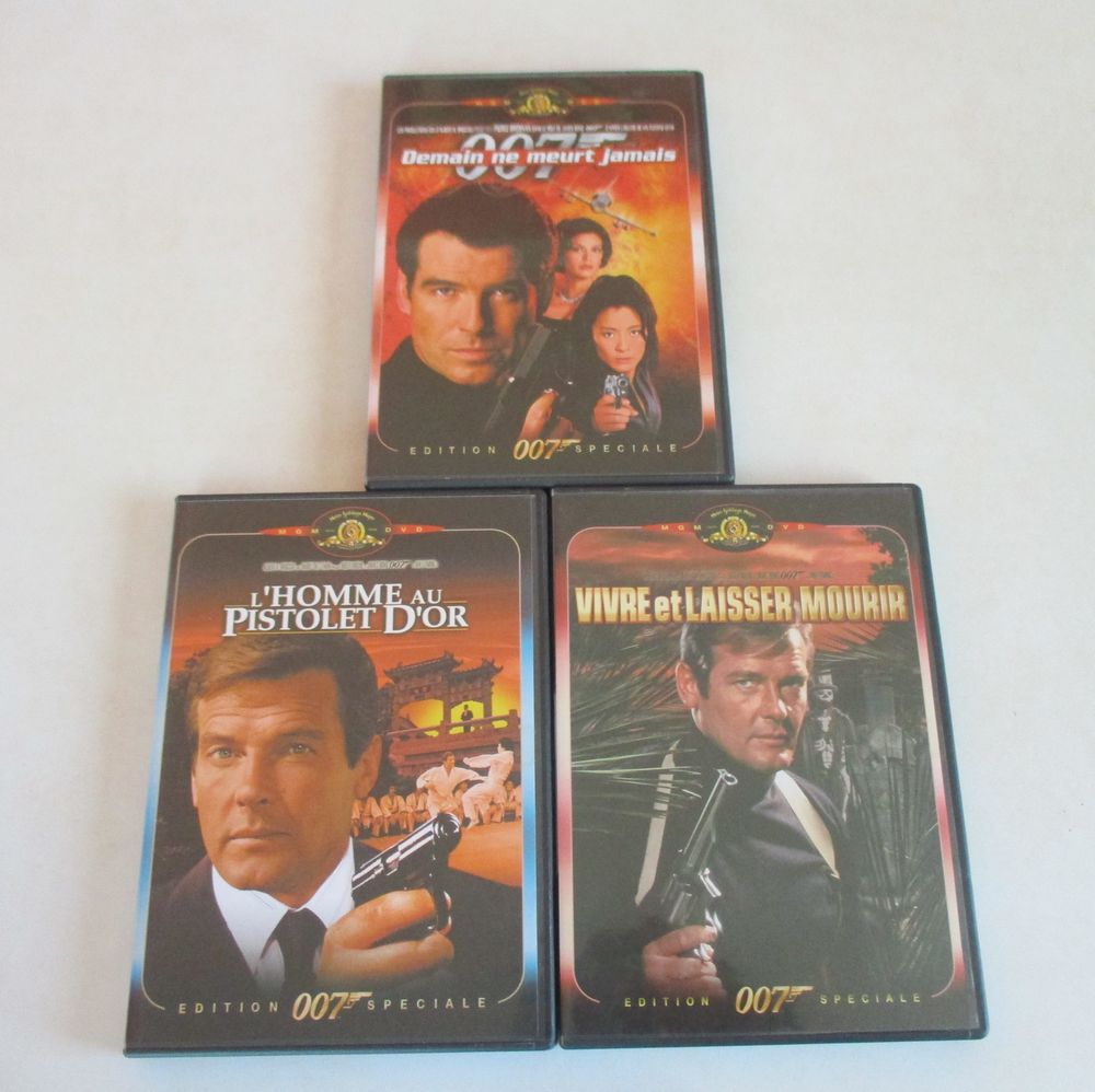 Lot de trois DVDS "&nbsp;&eacute;dition 007 Sp&eacute;ciale&nbsp;" Photos/Video/TV
