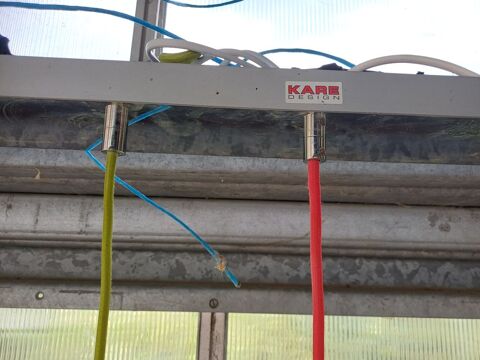 Lustre kare suspension tissu verre fer 100 Divajeu (26)