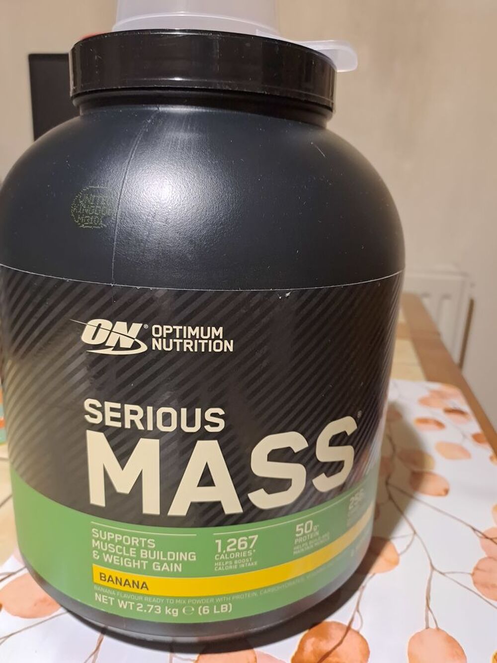 Mass gainer Serious Mass Banane 2,73 kg 05/2024 Sports