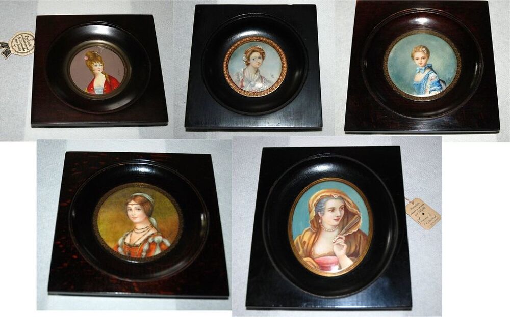 Miniatures peintes &agrave; la main 