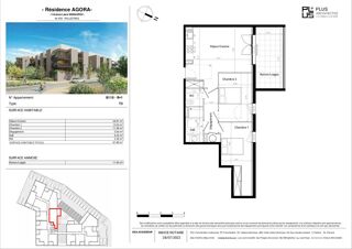  Appartement  louer 3 pices 62 m