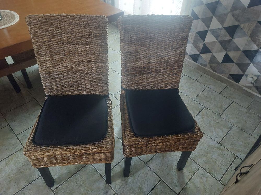 Chaise en feuille de bananier Meubles