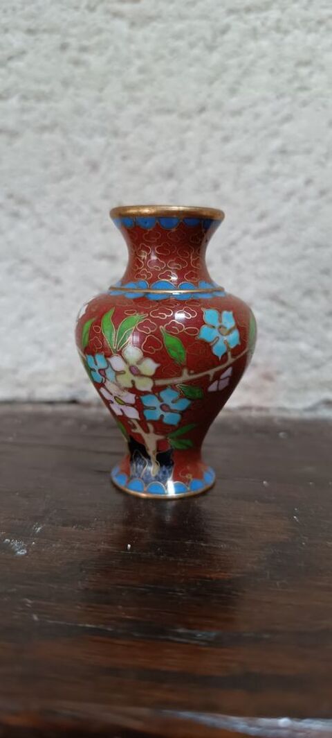 Petit vase Cloisonn� 5 Savigny-L�vescault (86)