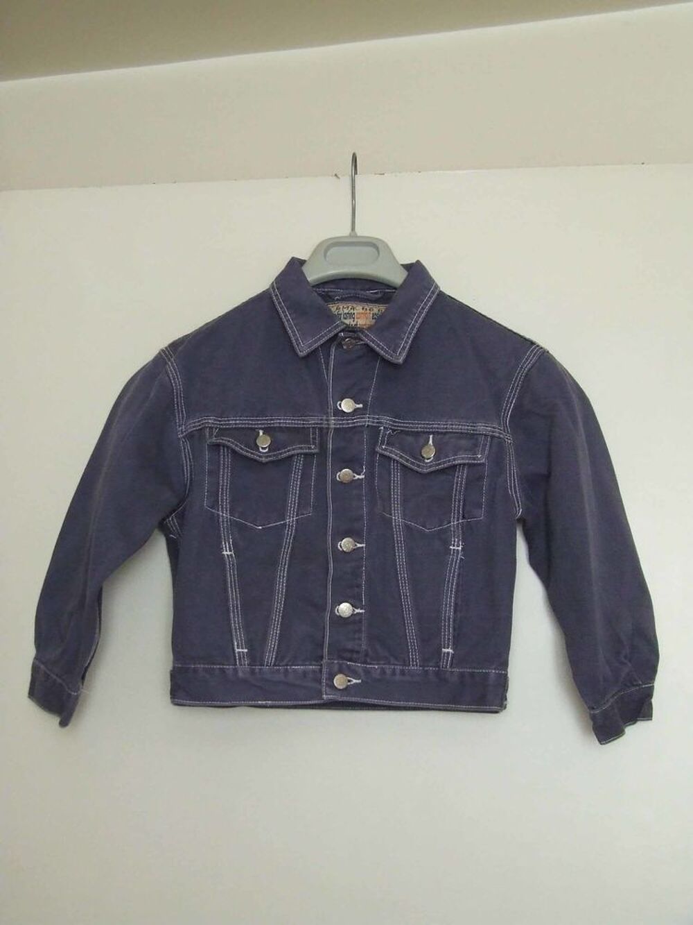 Veste en jeans, DPAM, 8&nbsp;ans, TBE Vtements enfants