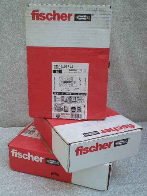 FISCHER 50 tirefonds + chevilles 30 Cagnes-sur-Mer (06)