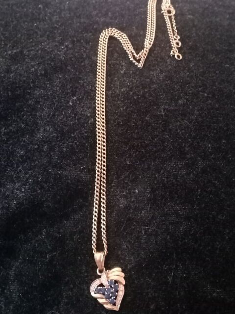 Pendentif Saphir et diamant+Collier 280 Cazres (31)