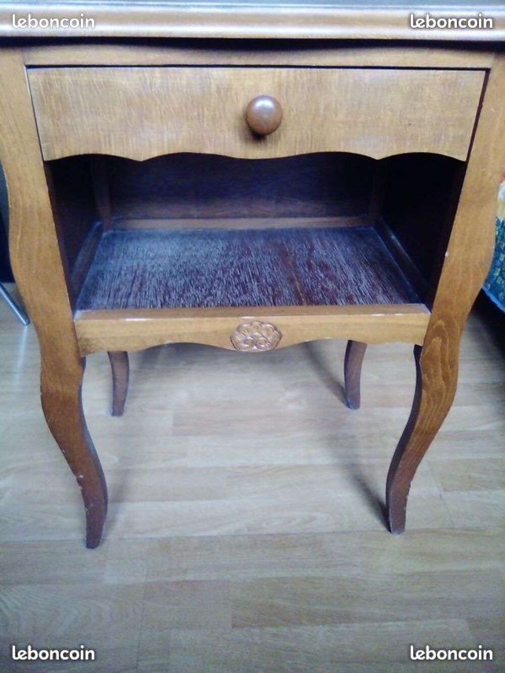 Lit 1 place + table de chevet Meubles