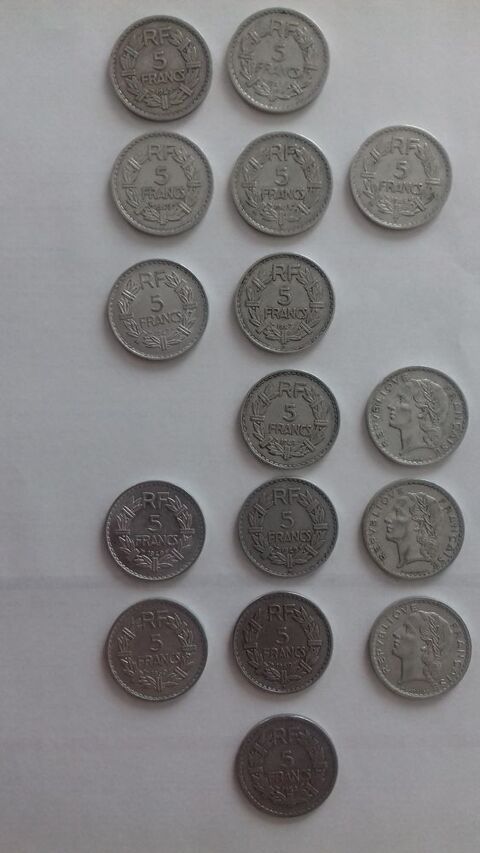 5 FRANCS Aluminium 1945 � 1952 1 �ragny (95)