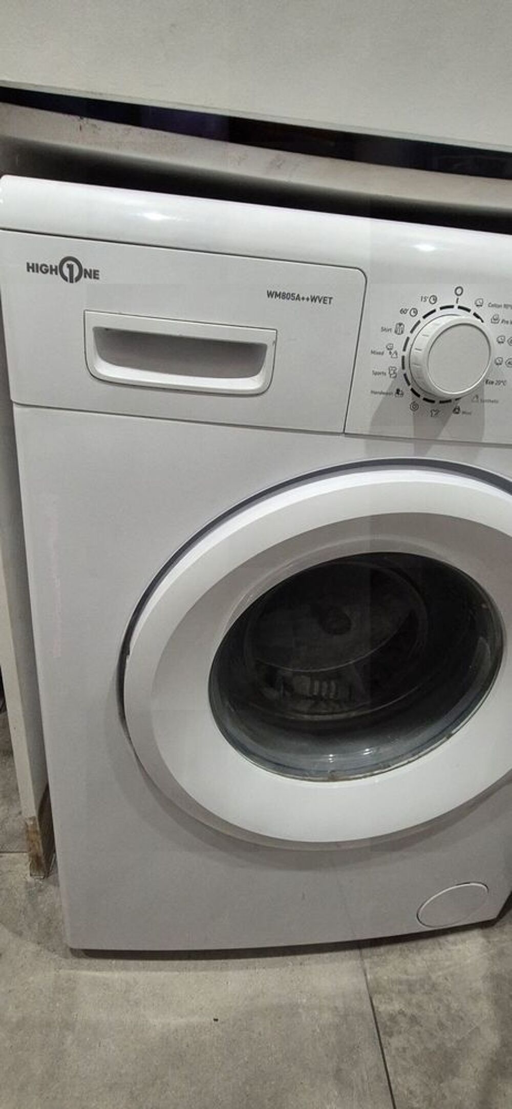 Machine &agrave; laver HIGH1ONE WM805A++WVET Electroménager