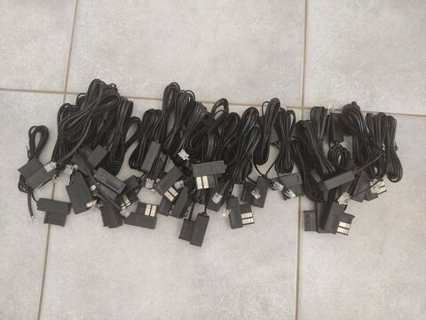 Lot de 31 cordons t�l�phonique fiche T vers RJ11 180cm neufs 1 Boisset-et-Gaujac (30)