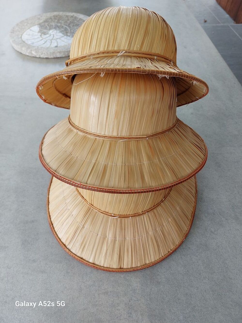 3 Chapeaux de paille Jardin