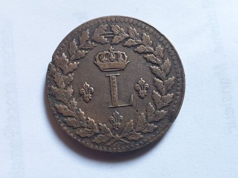 Monnaie Louis XVIII  Roi de France 55 Bordeaux (33)