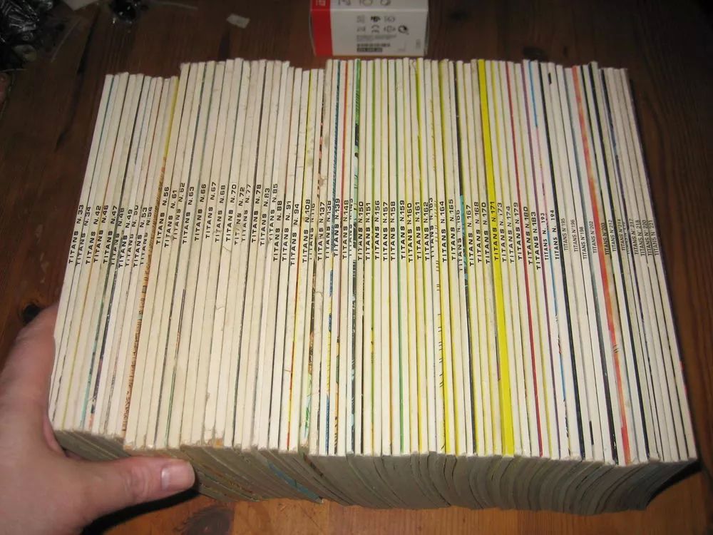 LOT 79 TITANS entre le 22 et le 221 LUG SEMIC marvel comics Livres et BD
