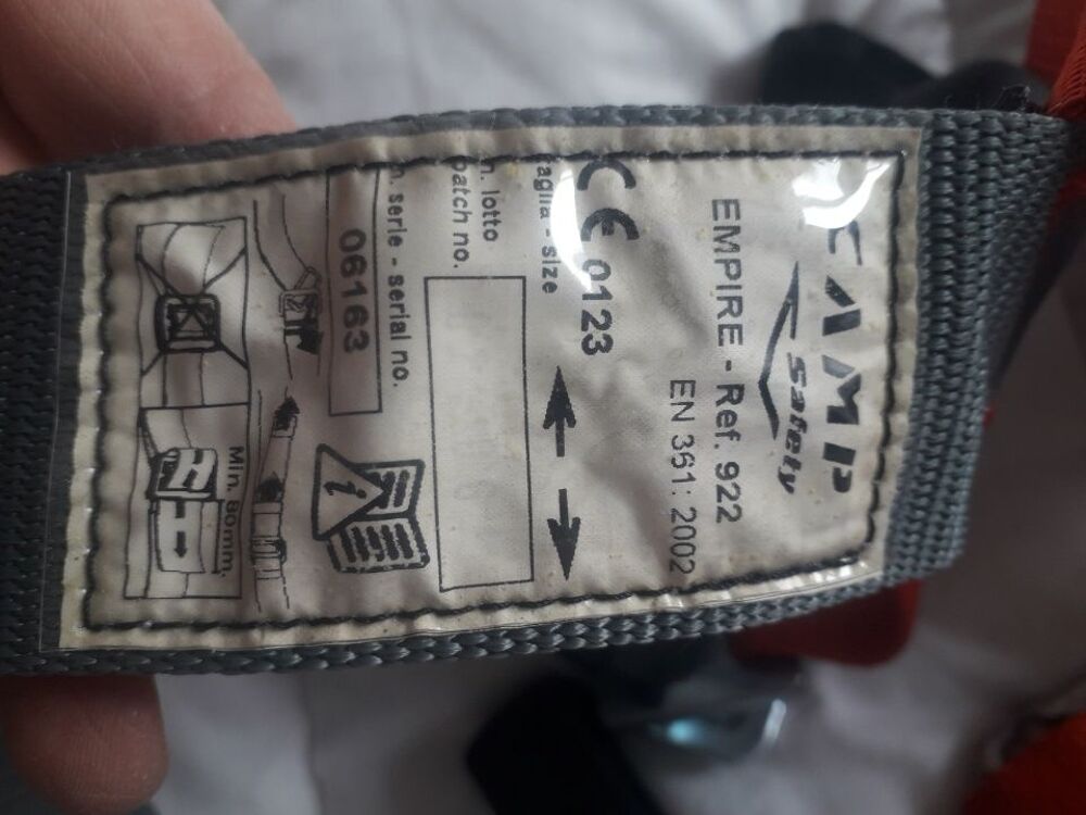 Harnais de s&eacute;curit&eacute; Bricolage