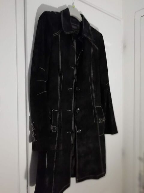 Manteau cuir noir 10 Pontoise (95)