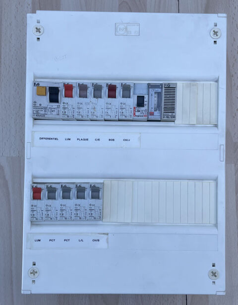 Coffret (tableau) �lectrique  2 rang�es 13modules 80 Baillargues (34)