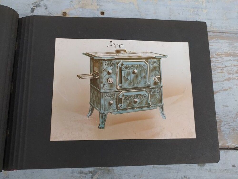 Album Publicitaire Photographies Cuisini&egrave;res &agrave; Bois ca1930 