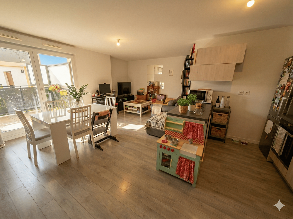 Appartement 3 pièces 63 m² · à Oullins · 63 m² · 239 900 €