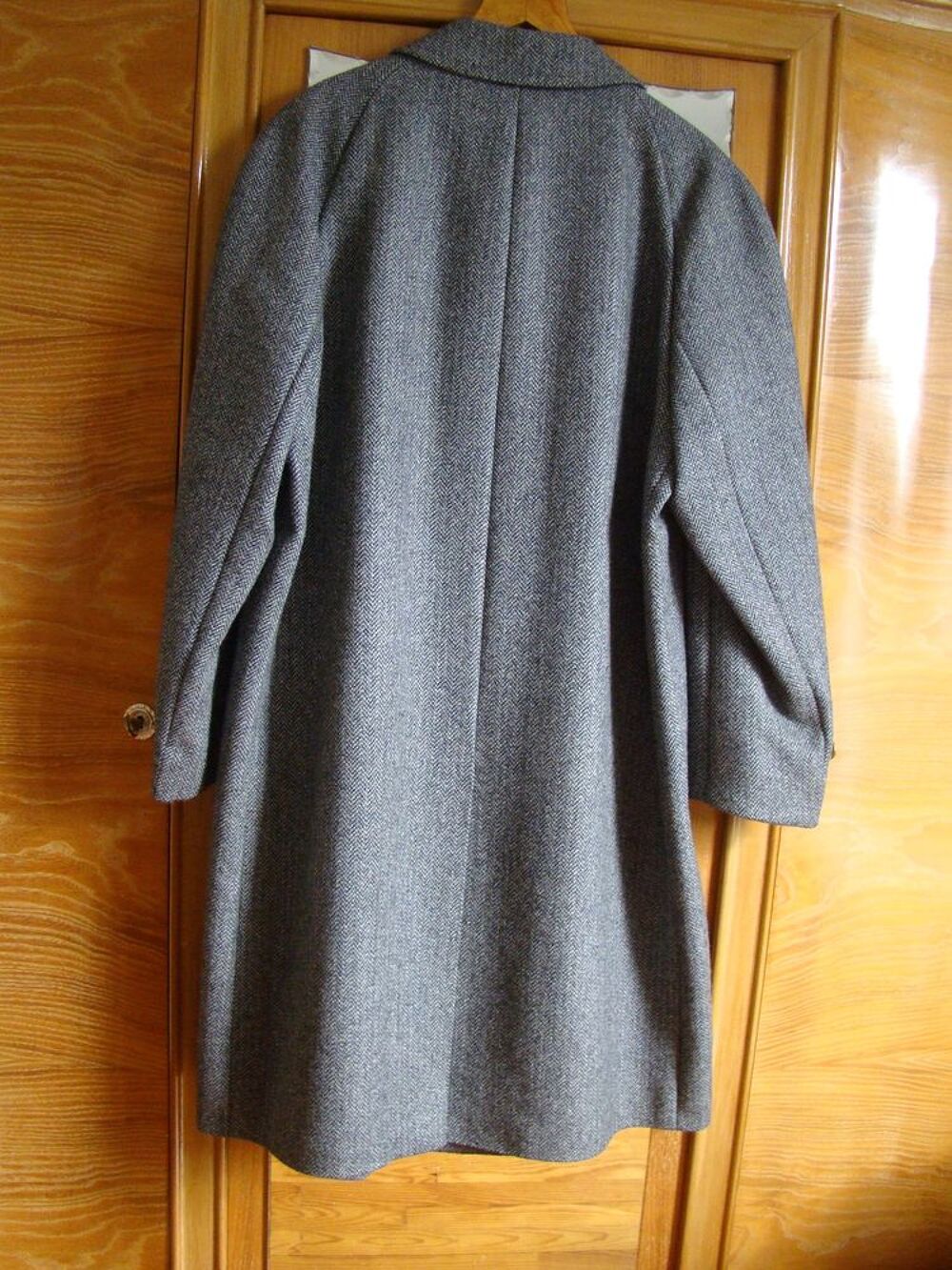 Manteau Pardessus pure laine T. 46 vintage ann&eacute;es 1950 
Vêtements