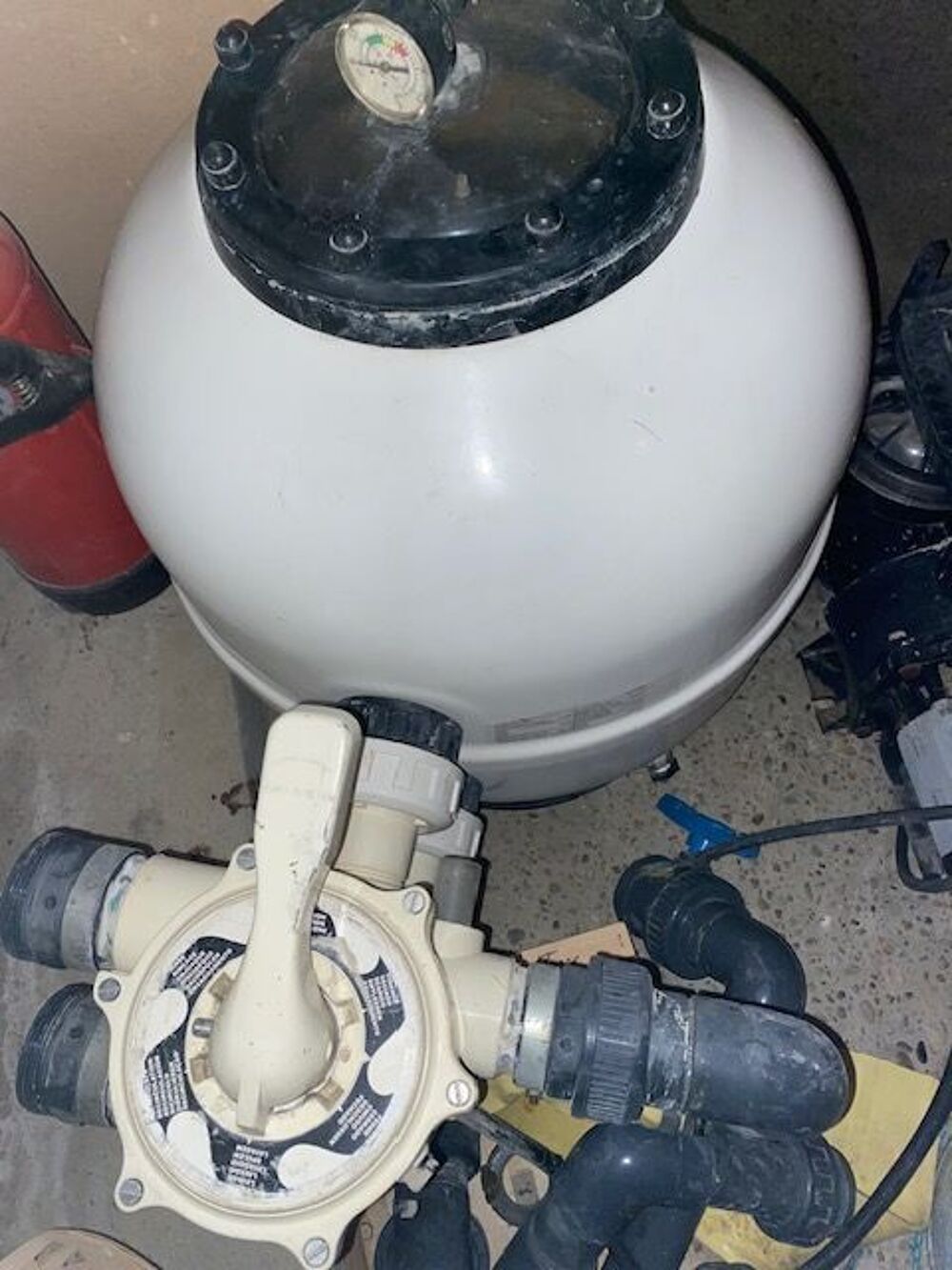 Pompe et filtre &agrave; sable pour piscine Jardin