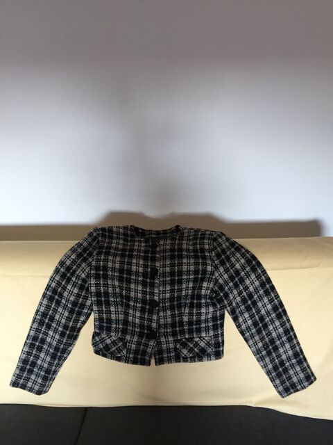 Veste courte à carreaux fantaisie, taille 36 25 Paris 19 (75)