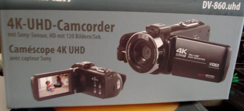 Cam&eacute;scope Somikon 4K DV-860.uhd Photos/Video/TV