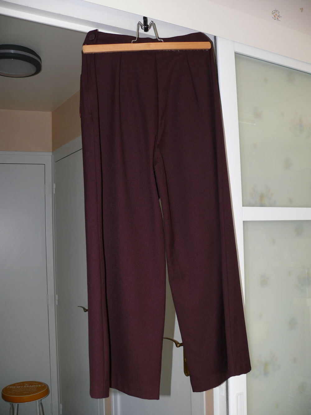 Pantalon bordeaux "Promod" Vêtements