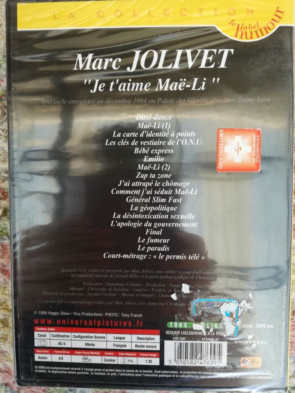 DVD Marc Jolivet - FCOR91 DVD et blu-ray