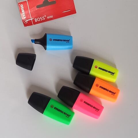 Mini feutres Boss Stabilo, lot de 5 couleurs différentes 6 Saumur (49)