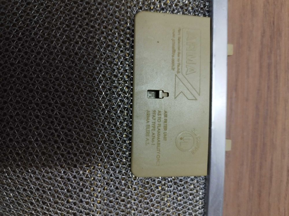 Filtre &agrave; graisse m&eacute;tallique aluminium pour hotte aspirante ARMA dimension 45,7 cm x 18,5 cm Bricolage