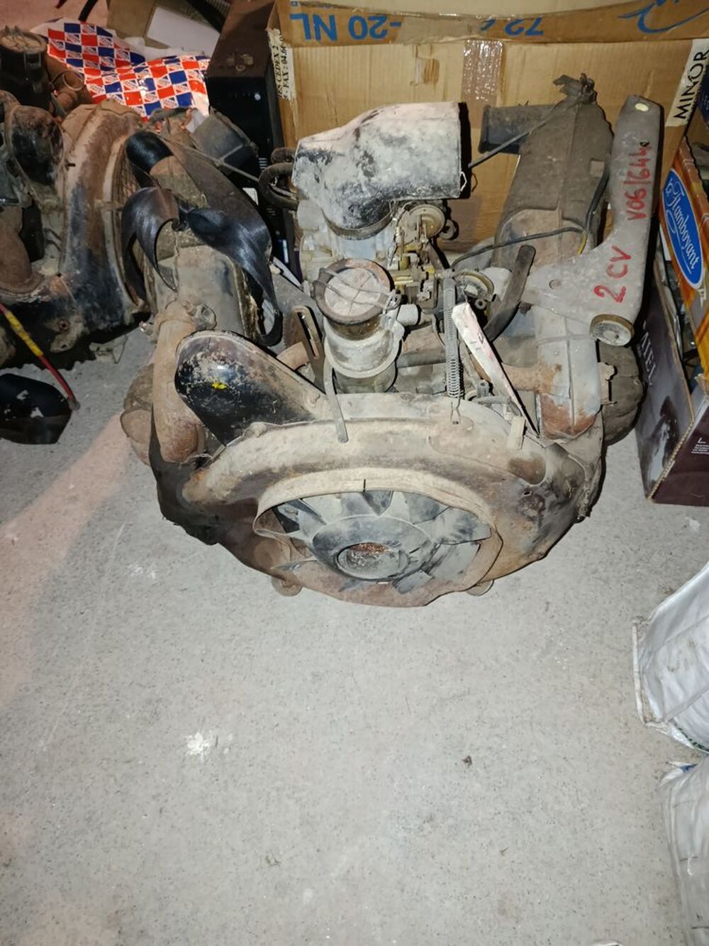 Moteur boite tambour alternateur carburateur complet Bricolage