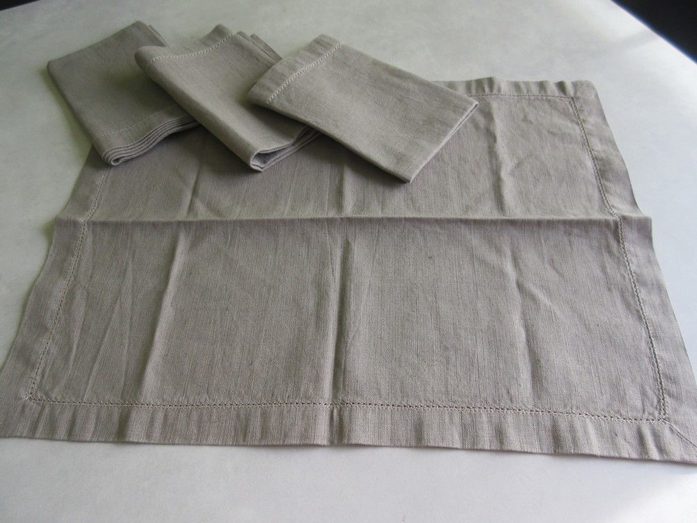 Serviettes de table grises Décoration