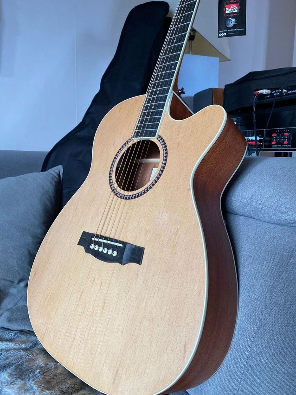 Guitare Prodipe &eacute;lectro acoustique fabriqu&eacute; &agrave; la main Instruments de musique