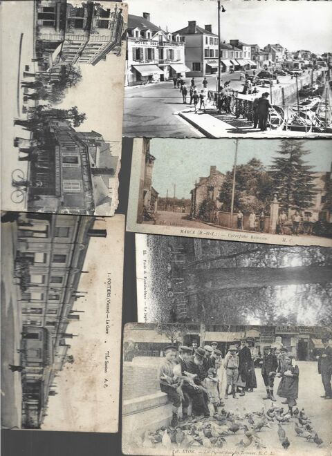 CPA cartes postales anciennes (drouille) uniquement. 1.8 kg. 15 Crucheray (41)